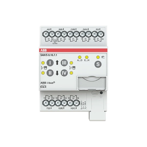 ABB Busch-Jaeger Schakel/jaloezie aktor residentieel knx 8-voudig 16 ampere