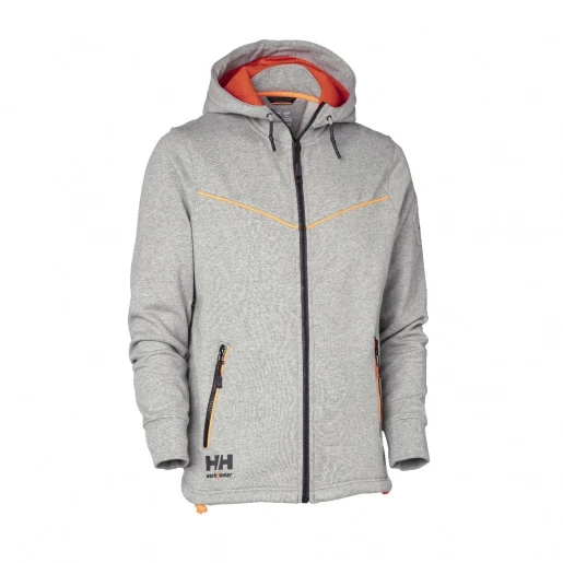 Bizline Evolution Sweater met capuchon grijs maat l Heren BIZ 731805