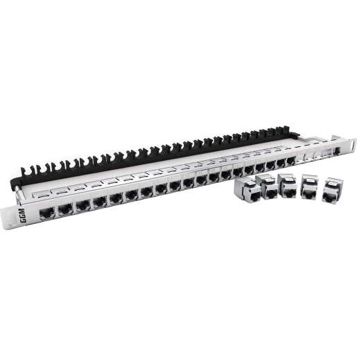 Gigamedia Patchpaneel CAT6A STP 0,5HE