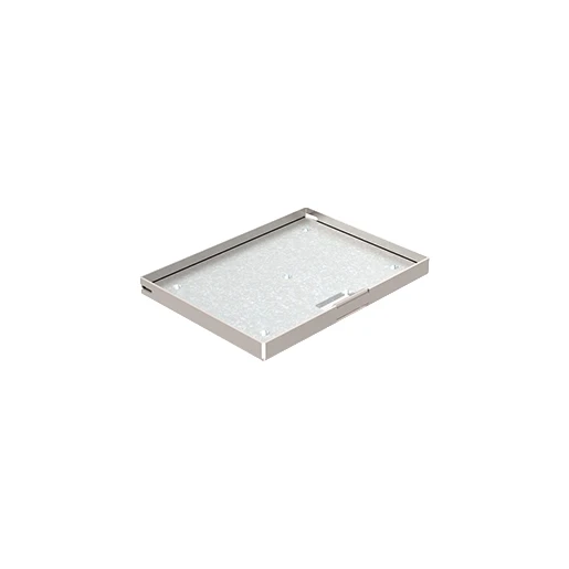 HPL dekselset 2-voudig RVS 115x154mm 583.0020D