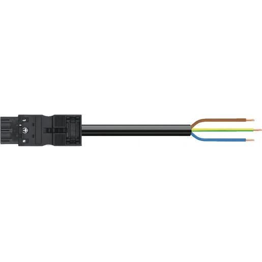 Wago SERIE 771 Patchkabel gebouwinstallatie 3p Stekker Vrij kabeluiteinde 4000mm