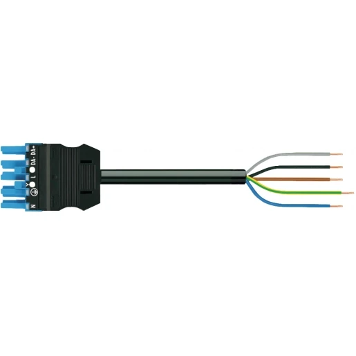 Wago SERIE 771 Patchkabel gebouwinstallatie 5p Contrastekker (female) Vrij kabeluiteinde 1000mm