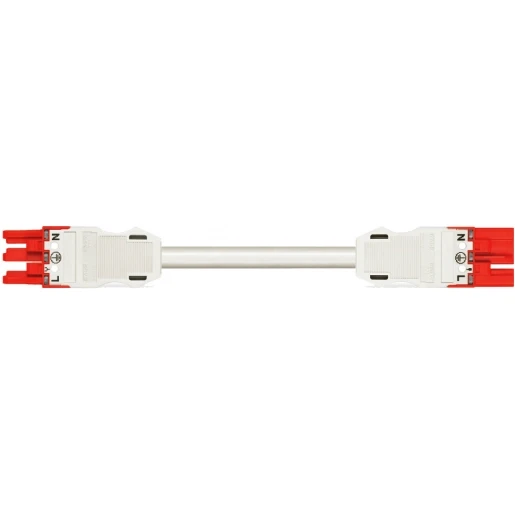 Wago SERIE 771 Patchkabel gebouwinstallatie 3p Contrastekker (female) Stekker 3000mm