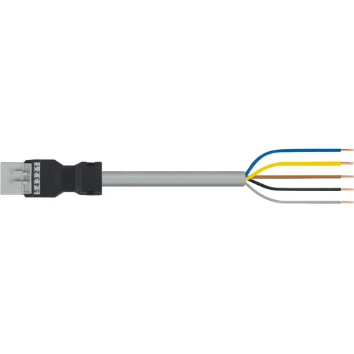 Wago SERIE 891 Patchkabel gebouwinstallatie 5p Stekker Vrij kabeluiteinde 8000mm
