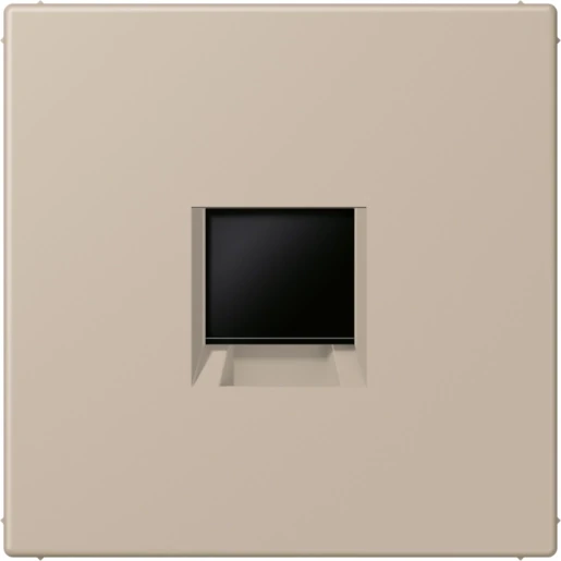 Jung LS range Afdekking centraalplaat AMP Radiall LC32142 Modular-Jack 1 connector Zonder label LC1969-1WE243