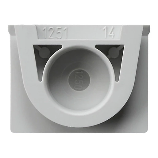 Gira SW adapter kabelinvoer 1-v gesloten sw opbouw grijs 000930