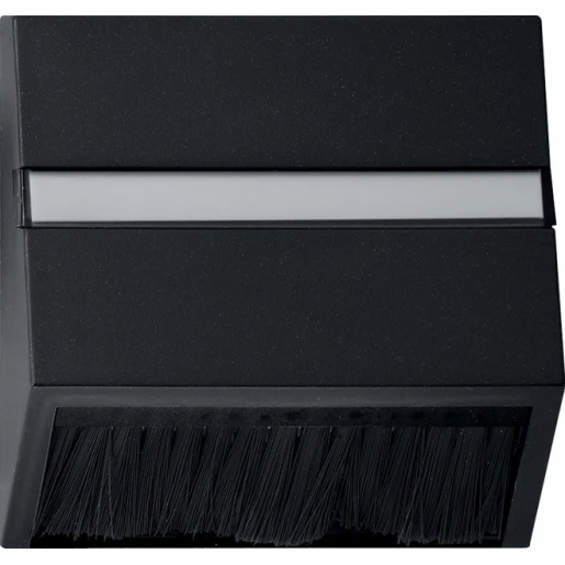 Gira System 55 kap opsteekbaar adapterraam zwart Met label zwart 0682005