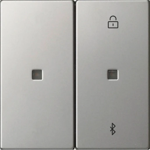 Gira System 55 s3000 jaloezie- en schakelklok bluetooth edelstaal enkelvoudig RVS 5381600