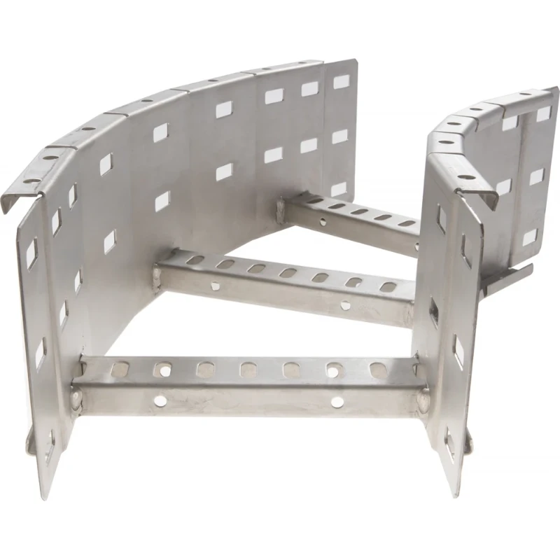 Gouda Holland bocht 45 graden 45° 200x150mm Aluminium aluminium 72162235