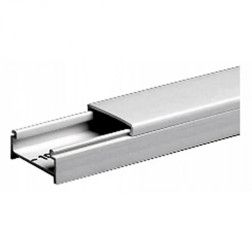 Attema K25 kabelkoker 2000x25x13mm PVC Klikbevestiging met deksel wit RAL 9010 AT9067