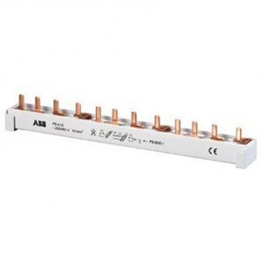ABB L1 N Verzamelrail 3F+N 12 modules 12 modules 10mm2