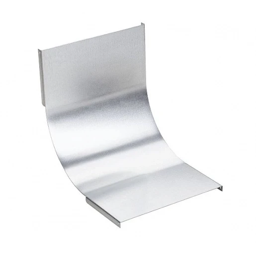Stago KG281 deksel bocht 90° 400mm Dekselklem Bandverzinkt (sendzimir verzinkt) en gecoat wit RAL 9016 CSU0854619916