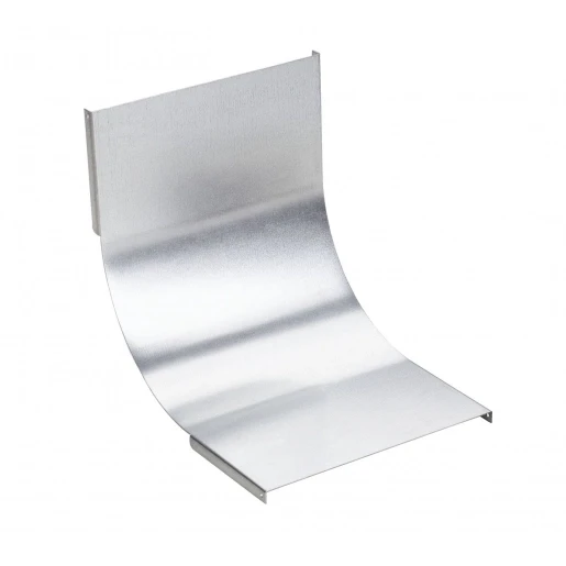 Stago KG281 deksel bocht 90° 200mm Dekselklem Bandverzinkt (sendzimir verzinkt) en gecoat wit RAL 9016 CSU0854309916