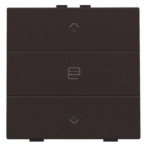 Niko Home Control Bediening motorsturing 3-voudig bruin inbouw IP20 124-52033