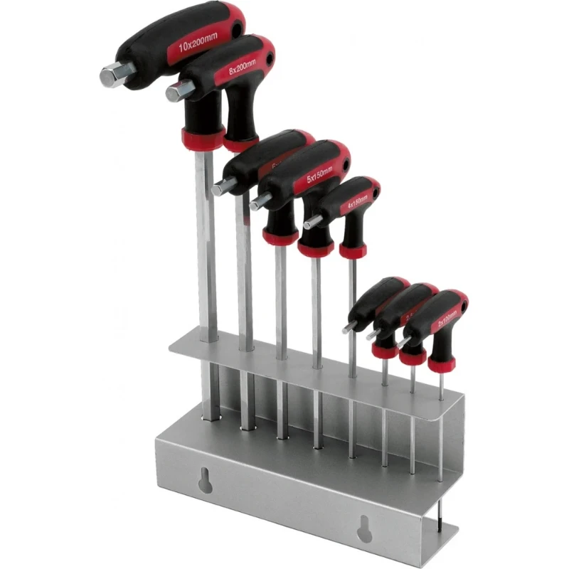 Cimco Assortiment inbus handvat 2mm 8 sleutels 110520