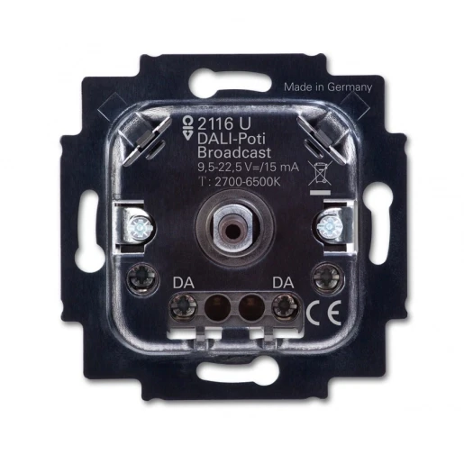 ABB Busch-Jaeger Potentiometer broadcast Dimbaar Dali Draai/drukknop 2CKA006599A3025