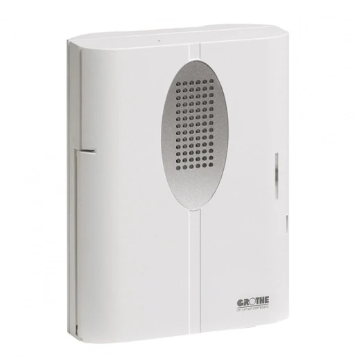 Grothe Croma Gong met acryl-voorkant hoogglans 86dB AC/DC Wit 714394