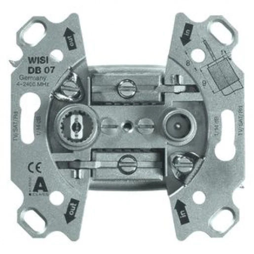 Peha Antennecontactdoos inbouw 2v rijgdoos 14dB IP20 00930291