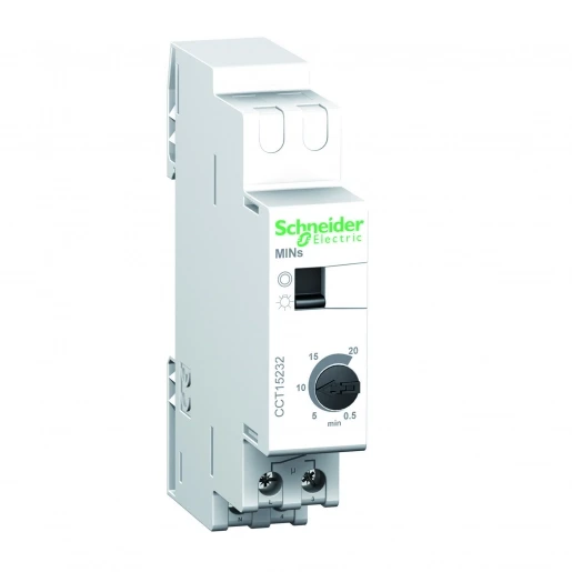 Merten Acti9 mins trappenhuisautomaat din-rail 230V 16AC 3- en 4-draads schakeling 50Hz CCT15232