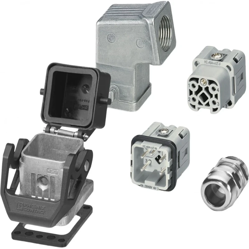 Phoenix Contact Rechthoekige connector set (industrieconnector)