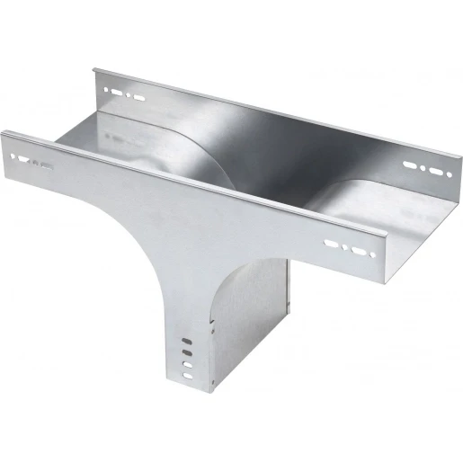 Stago KG281 kabelgoot T-stuk verticaal vallend langs 330x60mm Bandverzinkt (sendzimir verzinkt) en gecoat wit RAL 9016 CSU0870509916