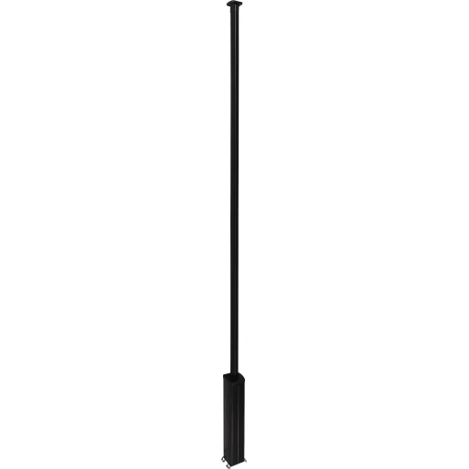 Legrand Snap-on Energiezuil dubbelzijdig 4 compartimenten zwart RAL 9005 653052
