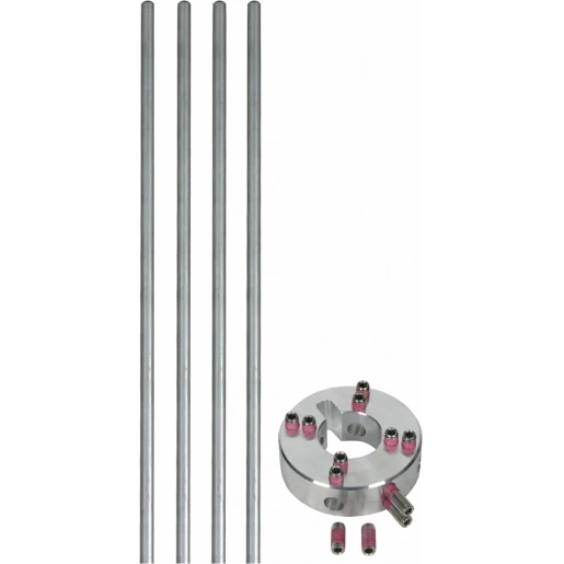 Dehn Fixing set for lateral air-term.rods four air-term.rods al d=10mm l=
