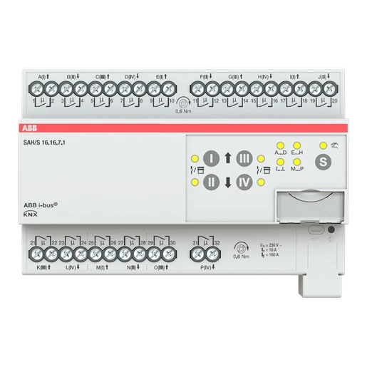 ABB Busch-Jaeger Schakel/jaloezie aktor residentieel knx 16-voudig 16 ampere