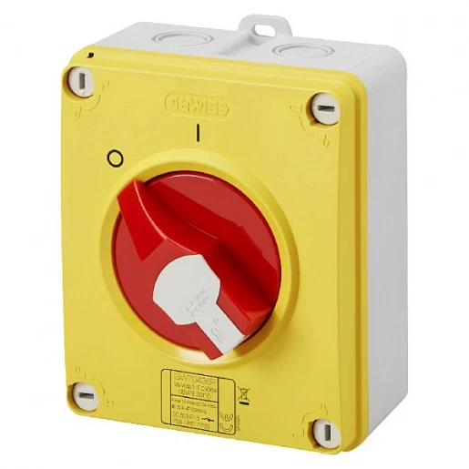 Gewiss ISOLATOR HP INSUL.BOX 32A 4P EMERGENCY