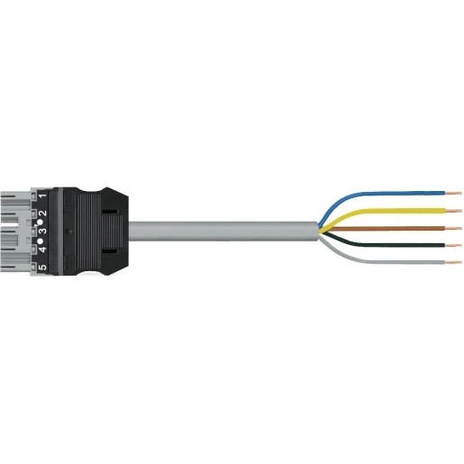 Wago SERIE 771 Patchkabel gebouwinstallatie 5p Stekker Vrij kabeluiteinde 6000mm