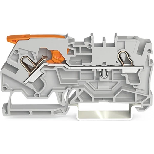 Wago SERIE 2104 Verbindingsrijgklem 1-6mm² eendr. 0,5-4mm² meerdr. Grijs