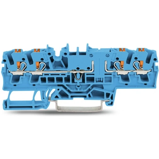 Wago SERIE 2202 Verbindingsrijgklem 0,75-4mm² eendr. 0,25-2,5mm² meerdr. Blauw