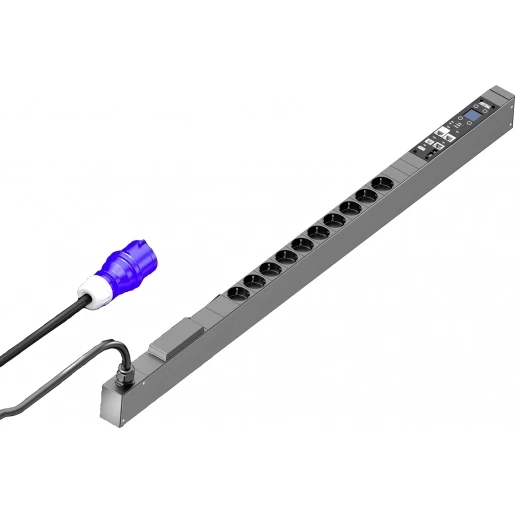 Rittal PDU Metered 16A/1F 10xSchuko