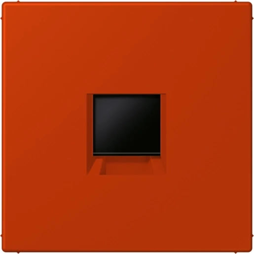 Jung LS range Afdekking centraalplaat AMP Radiall LC4320A Modular-Jack 1 connector Zonder label rood LC1969-1WE244
