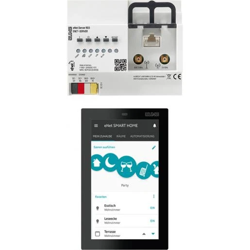 Jung Set eNet-Server met Smart Control 5