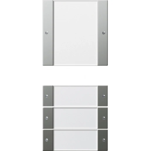 Gira Wippenset 4-v (1+3) TK System 55 clear/edelstaal