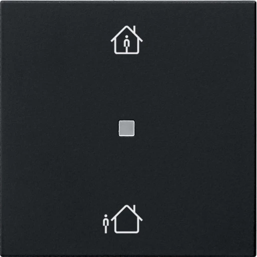 Gira KNX RF bed.el.-op.st. 1-v verwarming System 55 zwart m