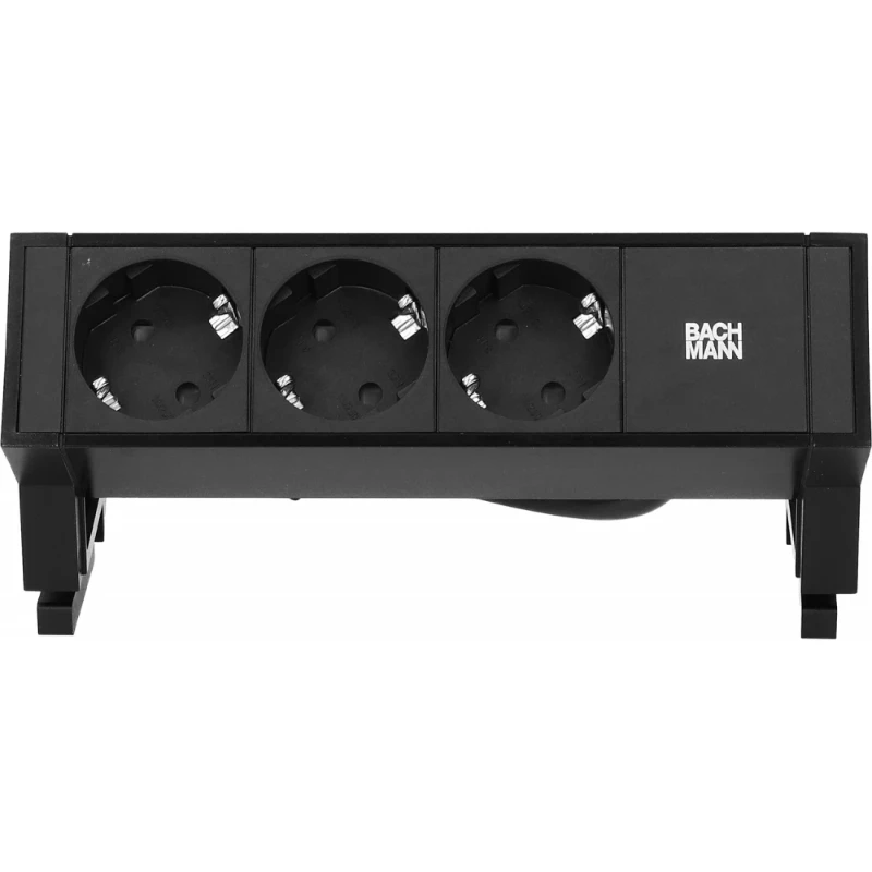 Bachmann Desk 2 3x 230V RA 0,2m GST incl. klem 10 40mm zwart