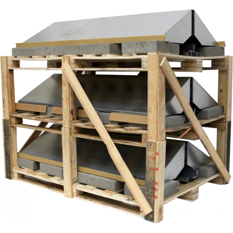 Conduct PVshelter Wall Floor Type 150HE Non-Assembled