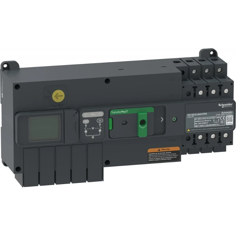Schneider Electric TRANSFERPACT AUTO ACT. 63A 3P LCD 100A