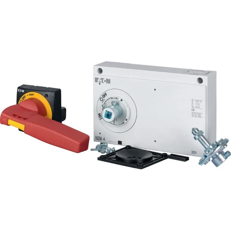 Eaton Deurkoppelingshandgreep NZM4 rood/geel voor aslengte < 60mm UL/IEC