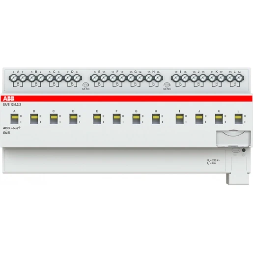 ABB Busch-Jaeger Schakel aktor standaard knx 12-voudig 6 ampere