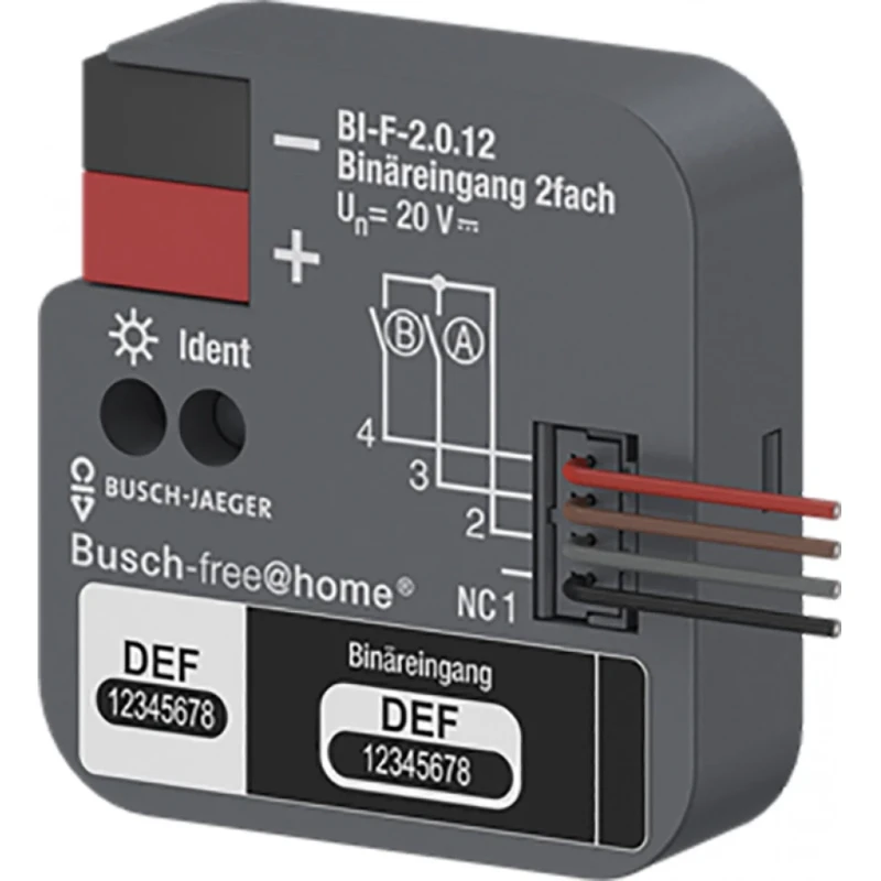 ABB Busch-Jaeger Binaire ingang 2 voudig inbouw