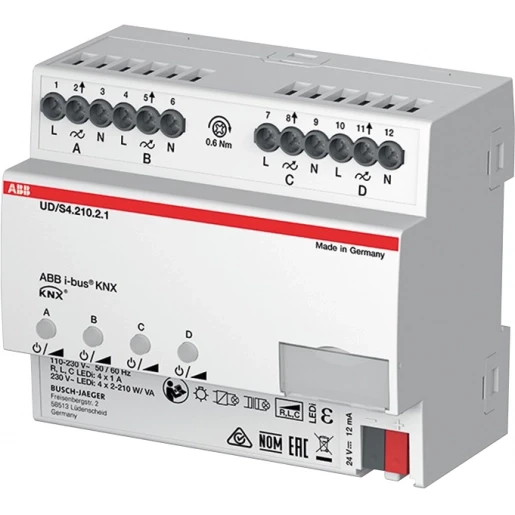 ABB Busch-Jaeger KNX LED DIMMER 4-V 210 W/VA DINRAIL