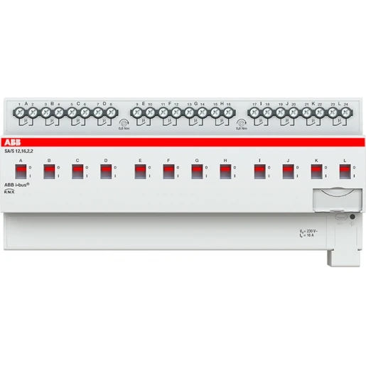 ABB Busch-Jaeger Schakel aktor standaard knx 12-voudig 16 ampere