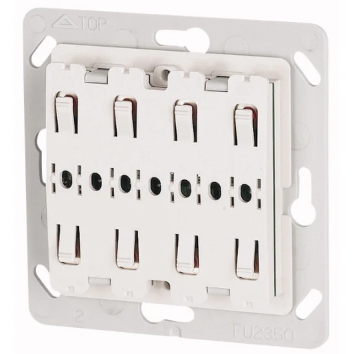 Eaton xComfort Pulsdrukker 55x55mm 2-kanalen grijs RAL 7035 126030