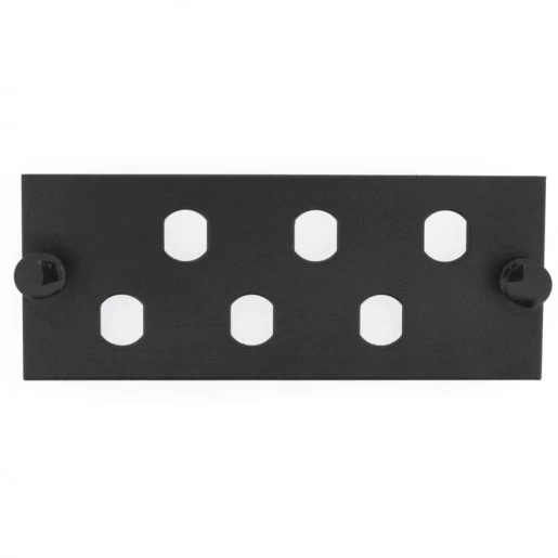 Gigamedia Simplex Module leeg patchpaneel simplex 6x ST Zwart GGM PAB6T