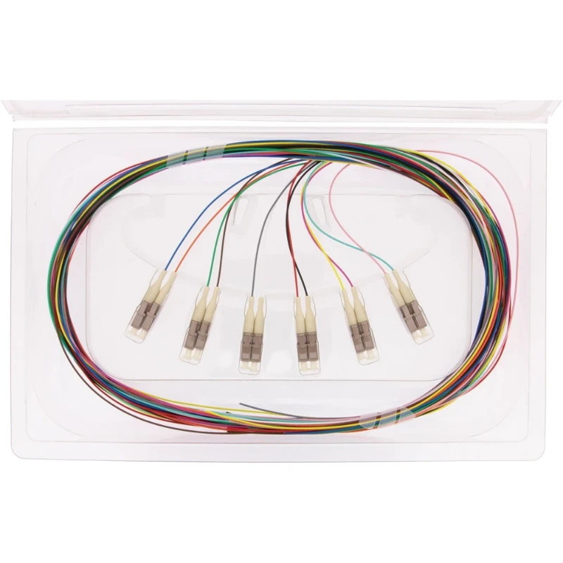 Gigamedia pigtail (1 stuk = 12) LC OM3 2m GGM S4MLC2ML