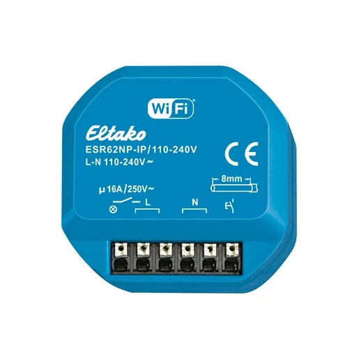 Eltako Schakelactor met IP met impuls- of schakelrelais-functie 1 NO 16A