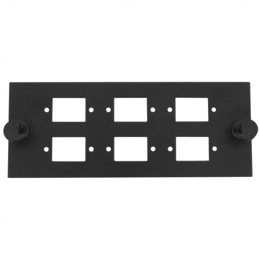 Gigamedia Simplex Module leeg patchpaneel simplex 6x SC Zwart GGM PAB6C